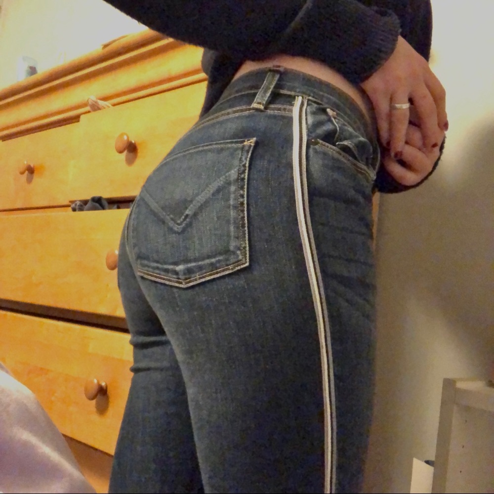 Hudson Skinny Blue Jeans